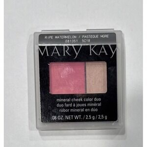 Mary Kay Mineral Cheek Color Duo Ripe Watermelon 081351 NEW DISCONTINUED READ